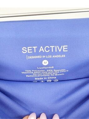 Set Active Luxform High Rise Leggings M‎ Blue